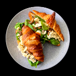 Mushroom & Fetta Croissant*